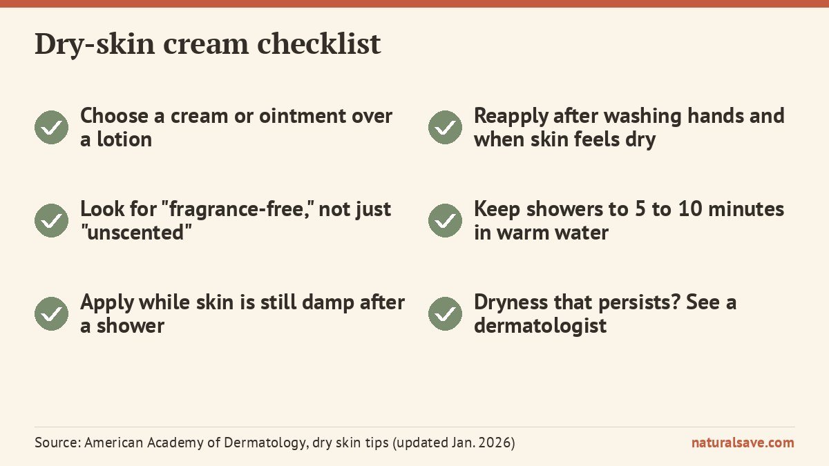dermatologist checklist for choosing a moisturizer for dry skin